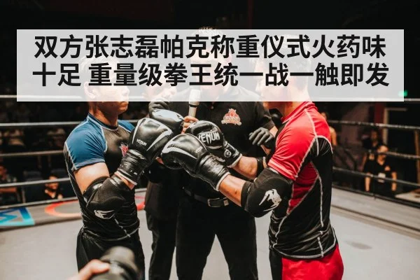 双方张志磊帕克称重仪式火药味十足 重量级拳王统一战一触即发